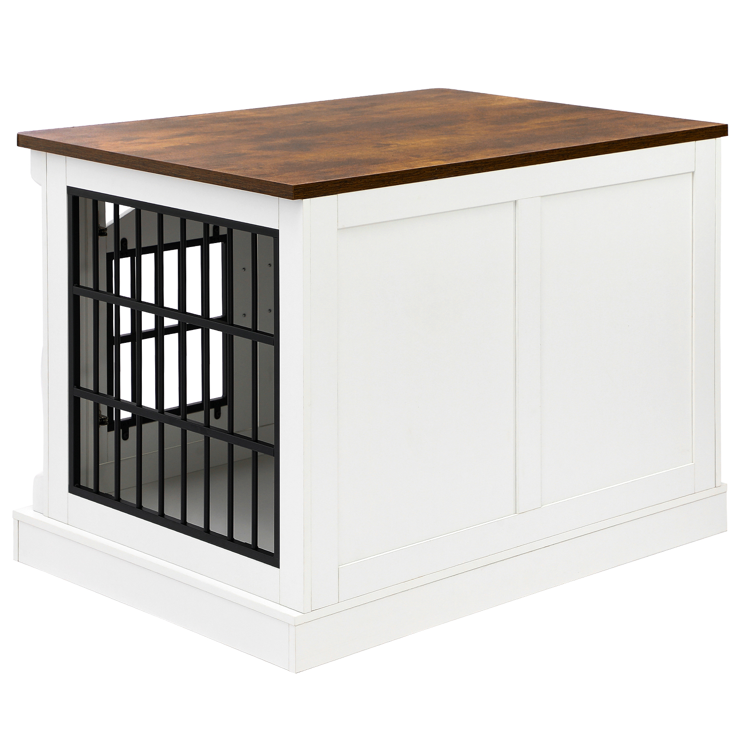 43"W/47"W Roman Column Dog Crate with Dual Lockable Doors