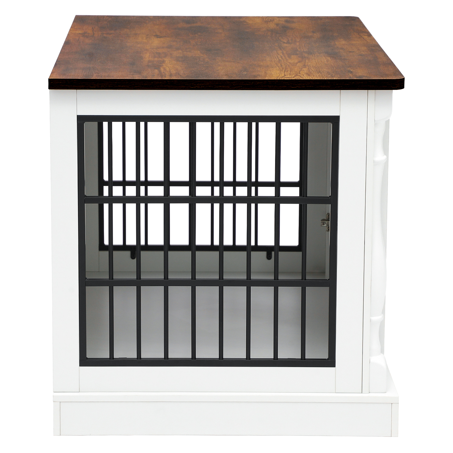 43"W/47"W Roman Column Dog Crate with Dual Lockable Doors