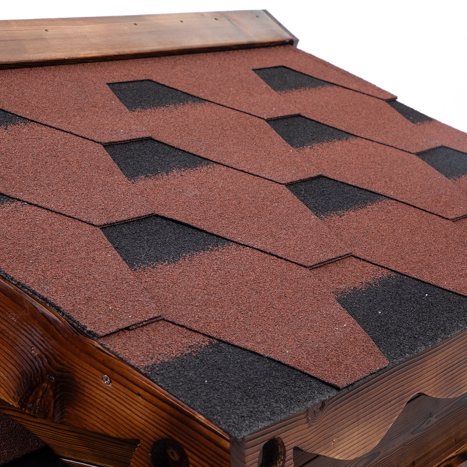 Solid Wood Outdoor Dog House with Patio Cage