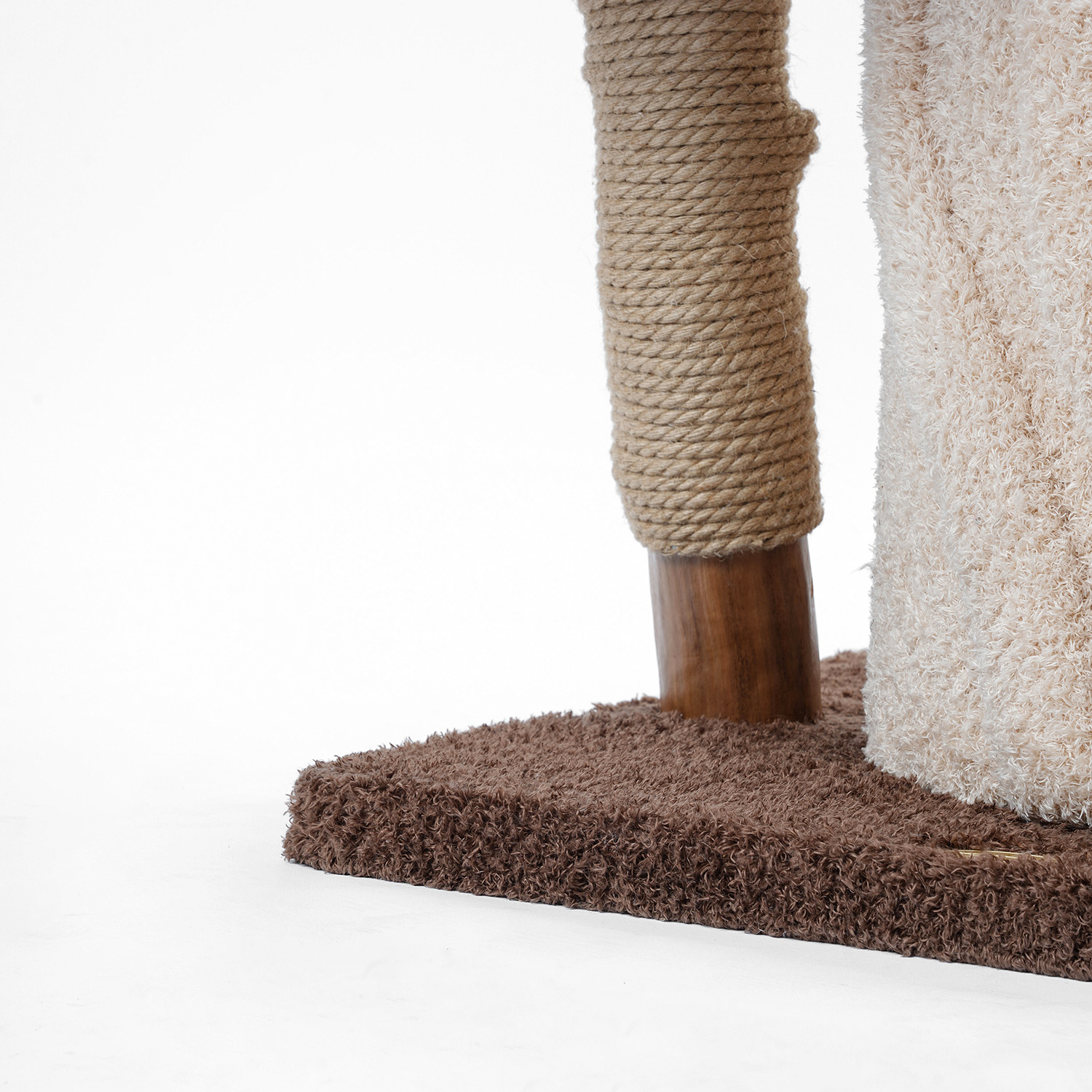 40'' H Solid Wood Cat Tree