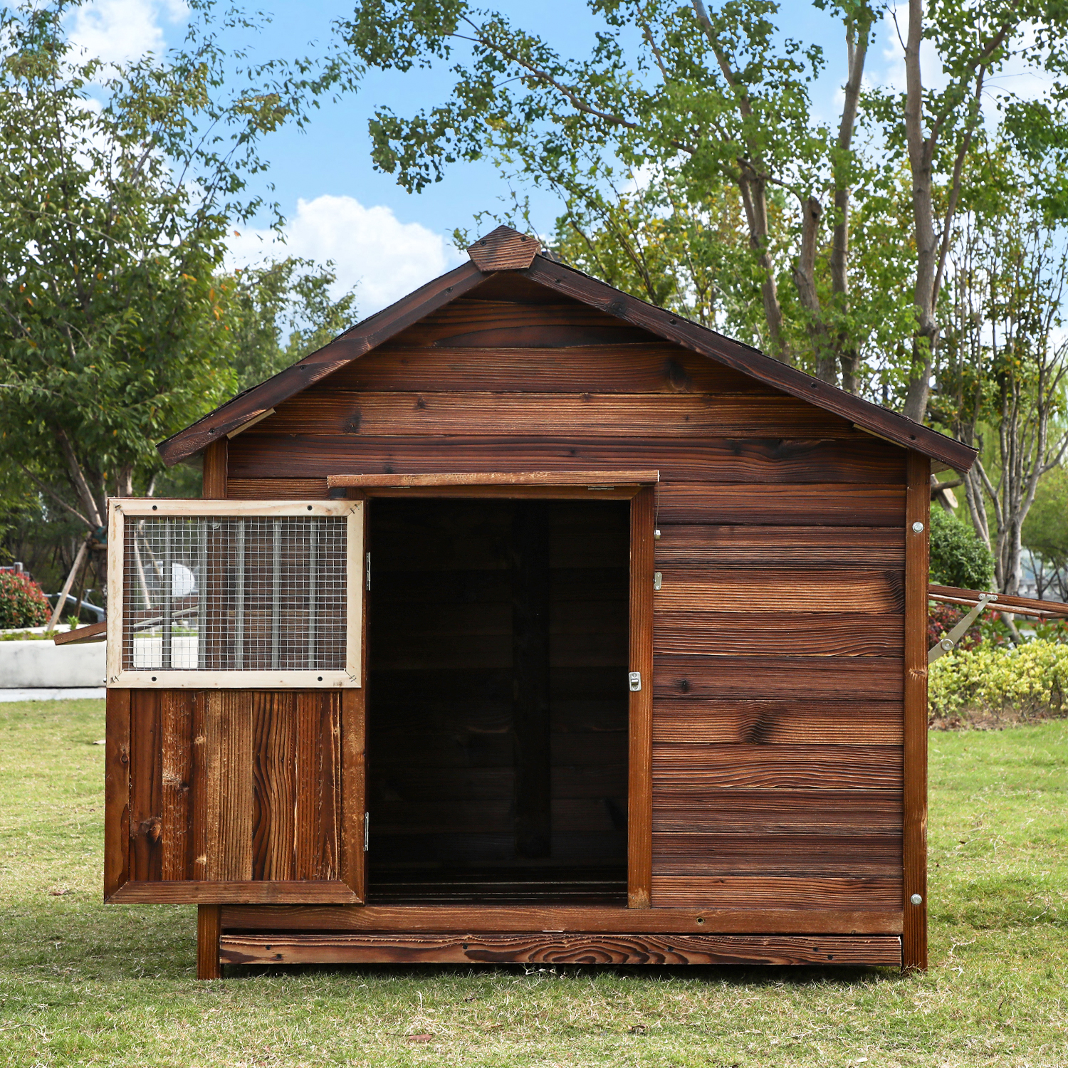 Solid Wood Dog House