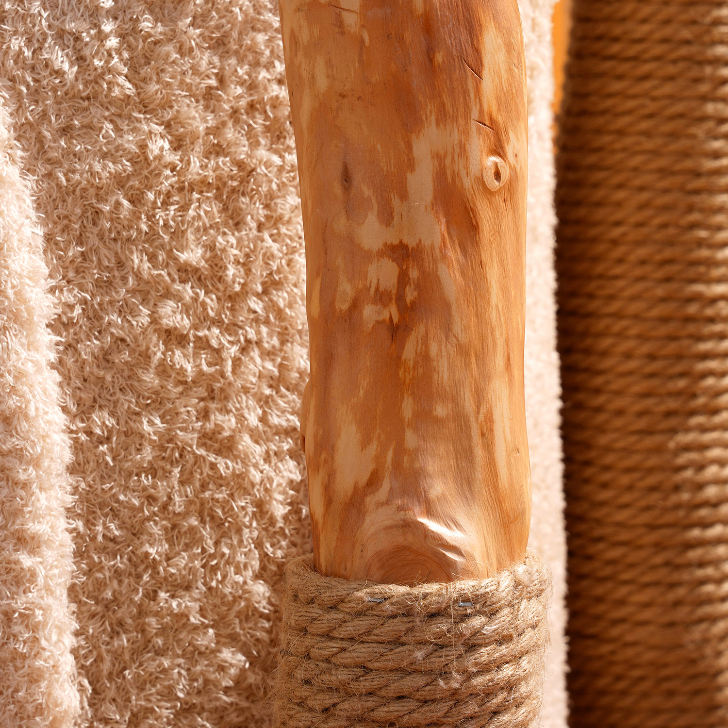 69'' H Solid Wood Cat Tree