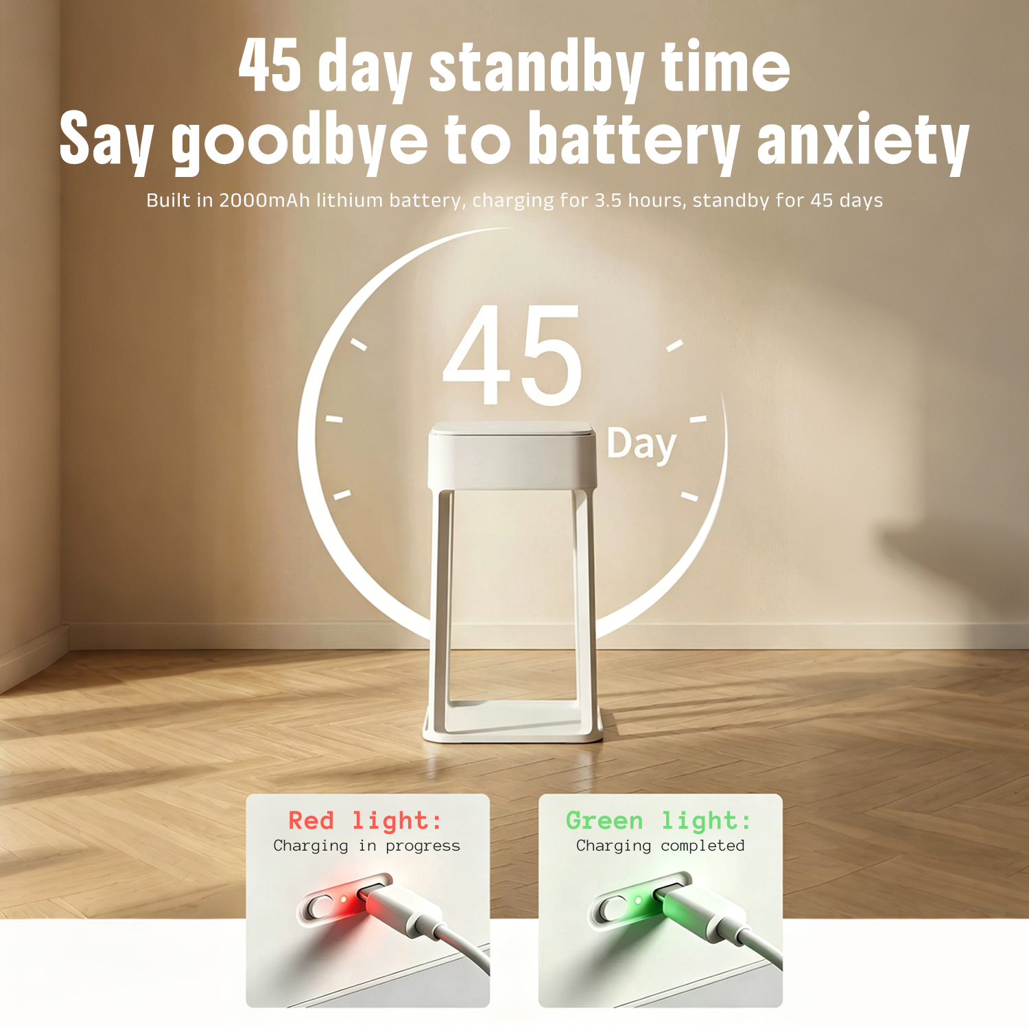 [Copy]Self-Sealing & Self-Changing Automatic Trash Can, 5.3 Gallon (20L) Smart Trash Can Motion Sensor, Touchless Garbage Can with Lid for Kitchen, Bathroom, Bedroom, Office, Odor-Sealing Design