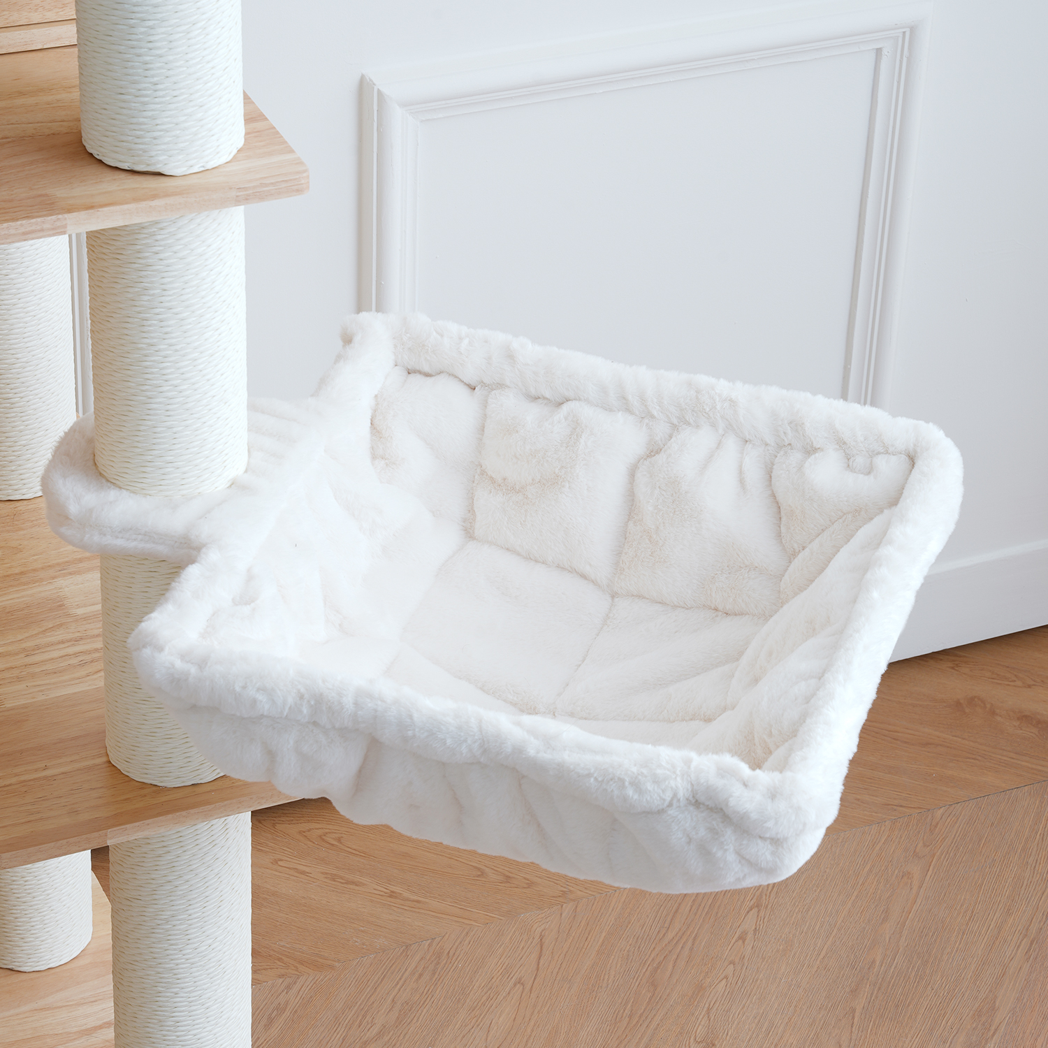 94'' H Large Solid Wood Cat Tree
