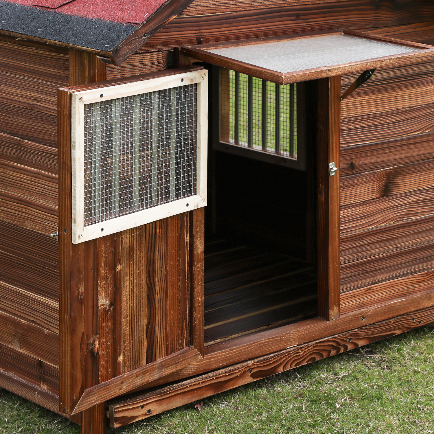 Solid Wood Dog House