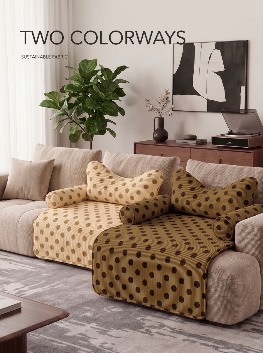 Thick & Cozy Sofa-Style Pet Bed | Large Dog & Cat Cushion