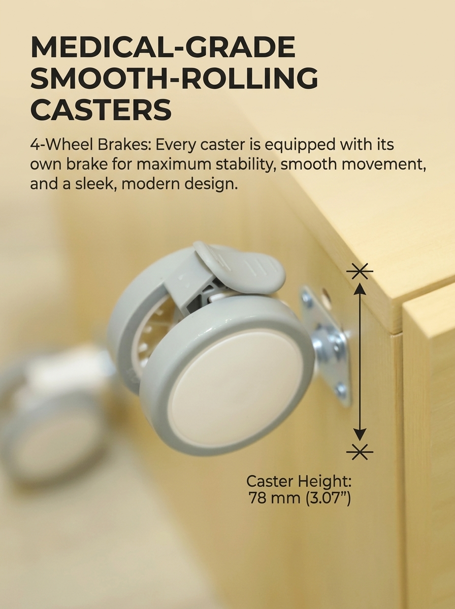 Modern Cat Litter Box Cabinet | Hidden Cat Litter Furniture with Storage Space