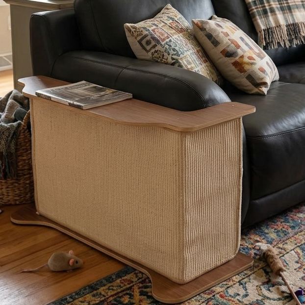 36.2" Long Couch Protector & Cat Lounger – Large Sofa Cat Scratcher