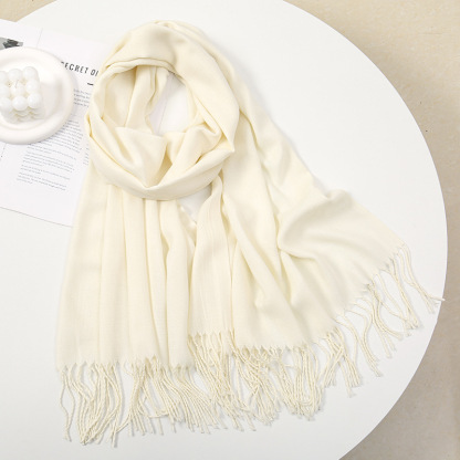 Personalized Super Soft Warm Scarf with Birth Flower and Text