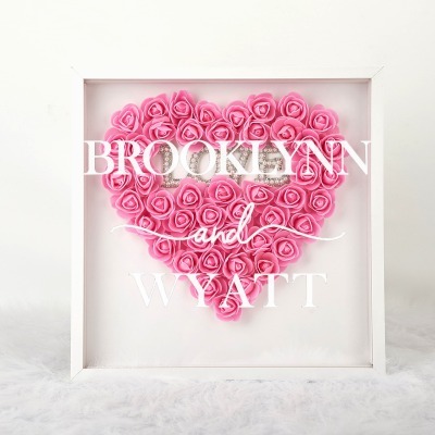 Love Flower Shadow Box