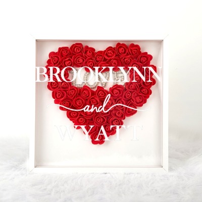 Love Flower Shadow Box