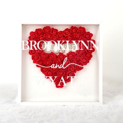 Love Flower Shadow Box