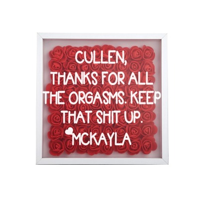 Full of Love Flower Shadow Box