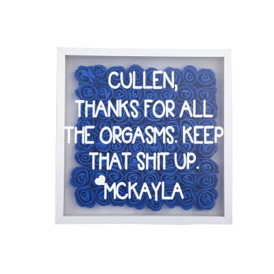 Full of Love Flower Shadow Box