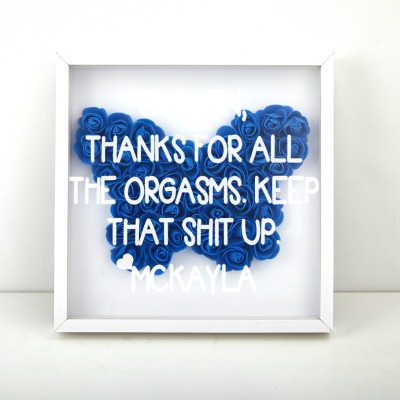 Butterfly Flower Shadow Box