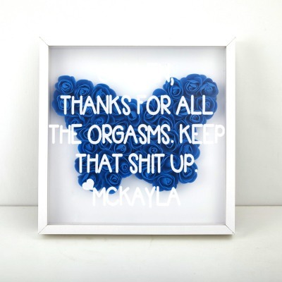 Butterfly Flower Shadow Box