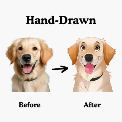 Personalized Forever Friends Portrait, Pet Art Night Light