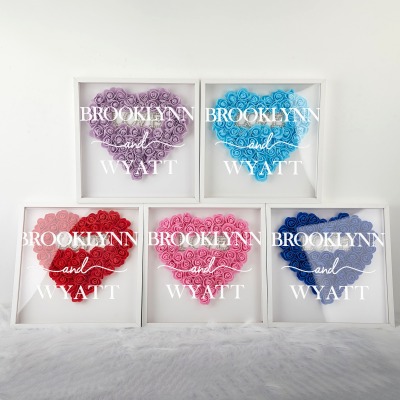 Love Flower Shadow Box