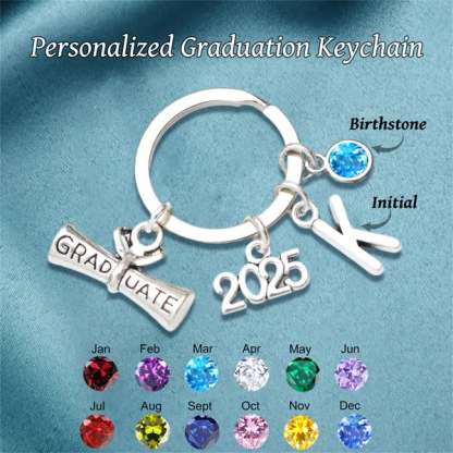 2025 Graduation Keychain - Personalised Gift Keepsake, Gift for Graduates