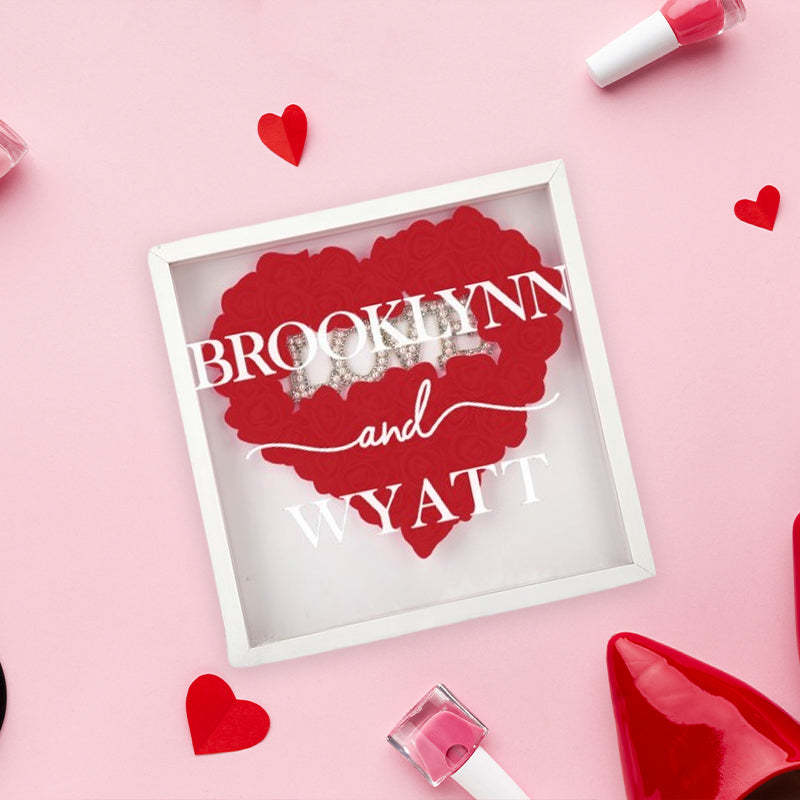 Love Flower Shadow Box