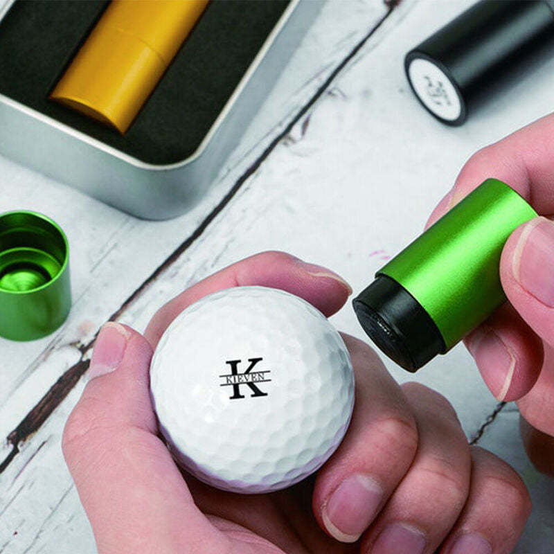 Custom Name Golf Ball Stamp Color Ink Ball Stamp Accessories Gift for Golfer