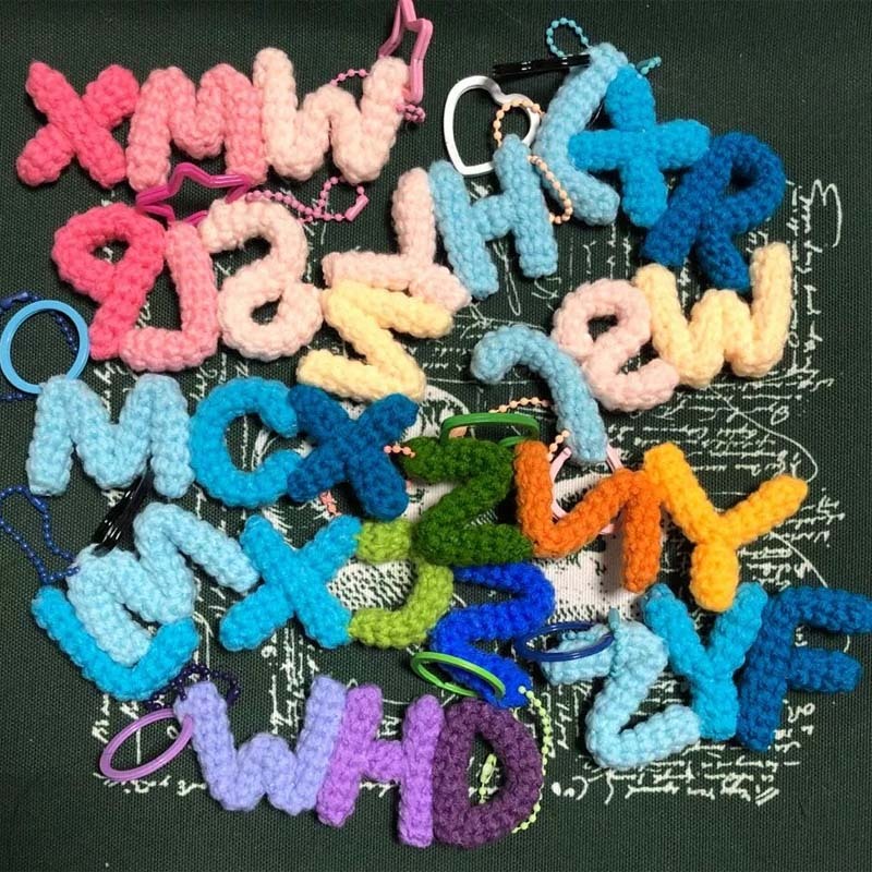 Customized Wool Name Letter Pendant