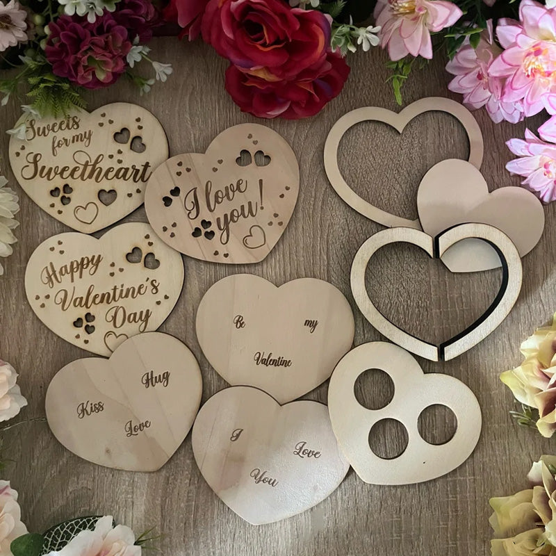 Personalized Heart Shaped Chocolate Candy Box