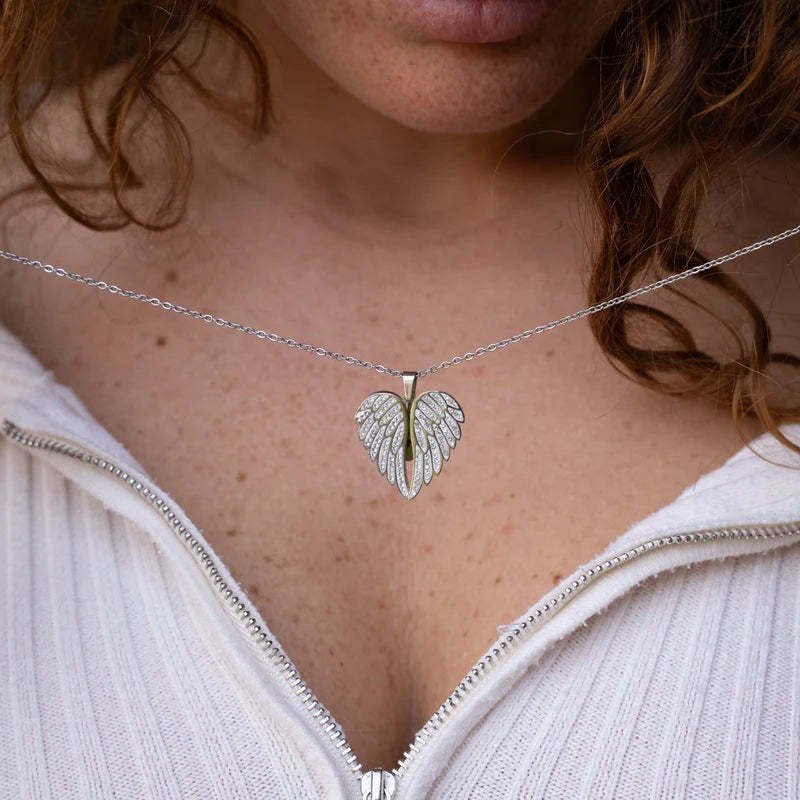 Custom My Angel Necklace with Engraving