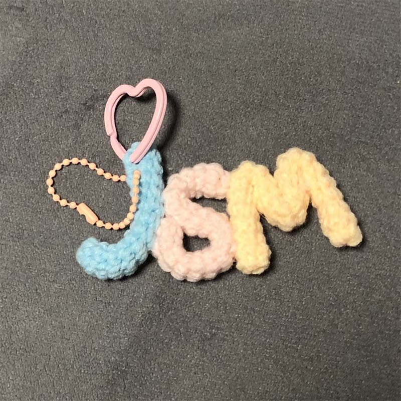 Customized Wool Name Letter Pendant