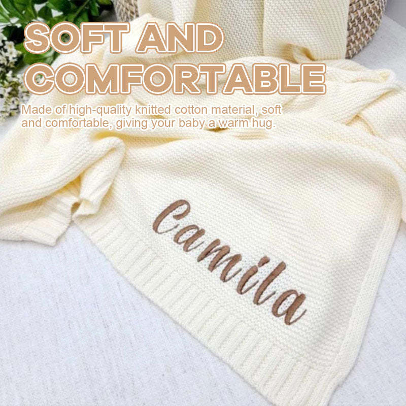 Personalized Embroidered Baby Blanket
