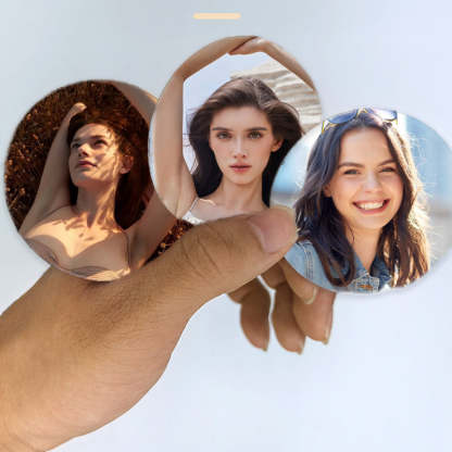 Customized Picture 3D Air Cushion Powder Puff