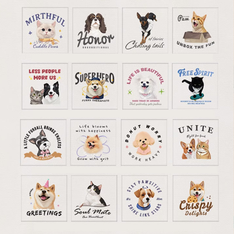 Personalized Cute Pet Canvas Bag - Valentine's Day Gift for Her Who Loves Pets