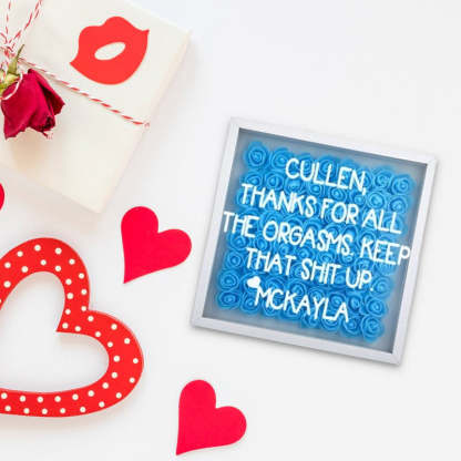 Full of Love Flower Shadow Box