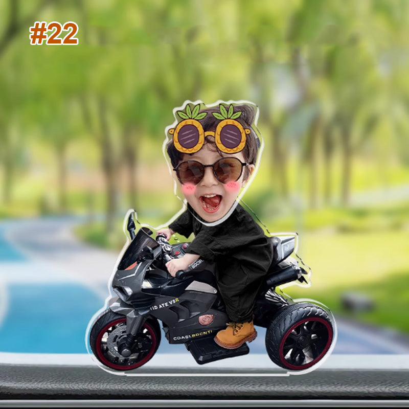 Personalized Solar Car-mounted Shaking Head Ornaments Desktop Ornaments