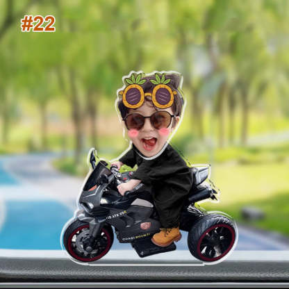 Personalized Solar Car-mounted Shaking Head Ornaments Desktop Ornaments