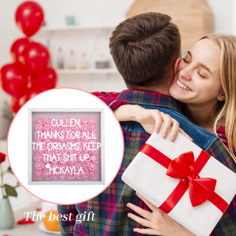 Full of Love Flower Shadow Box