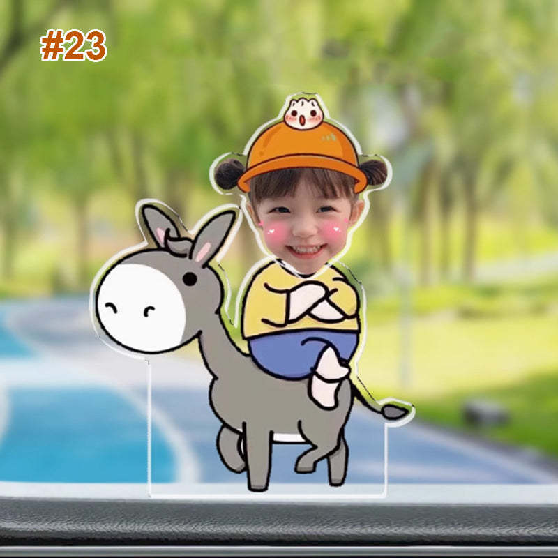 Personalized Solar Car-mounted Shaking Head Ornaments Desktop Ornaments