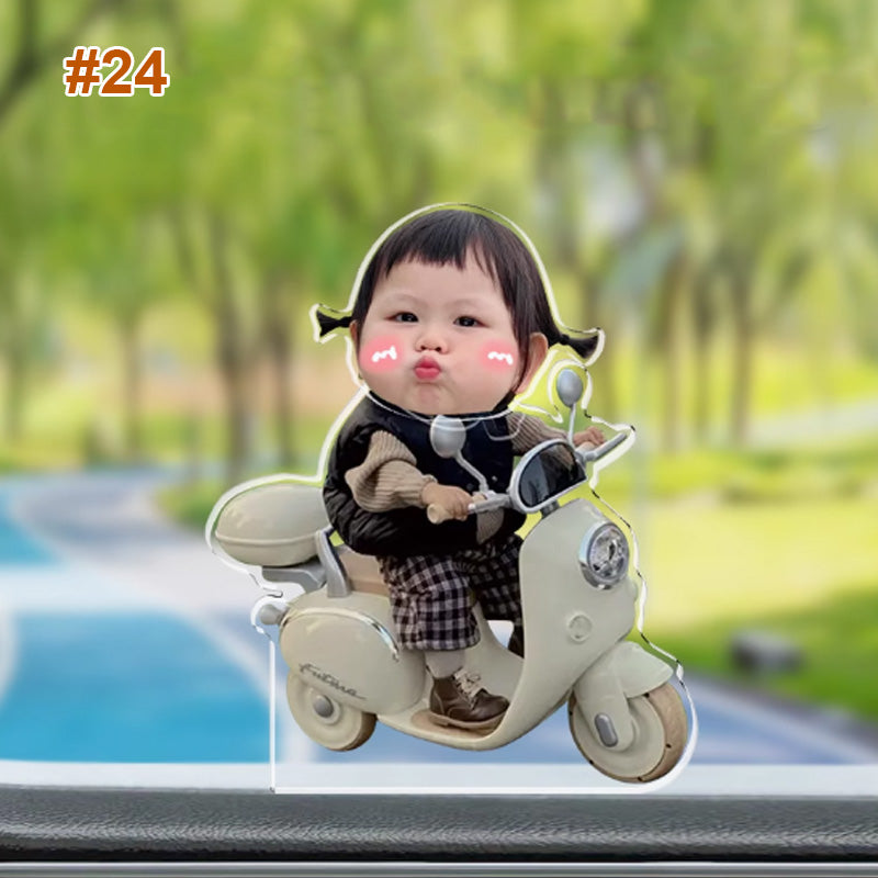 Personalized Solar Car-mounted Shaking Head Ornaments Desktop Ornaments