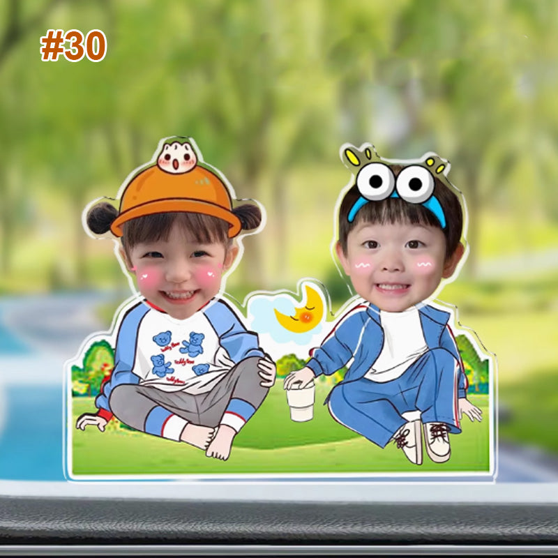 Personalized Solar Car-mounted Shaking Head Ornaments Desktop Ornaments