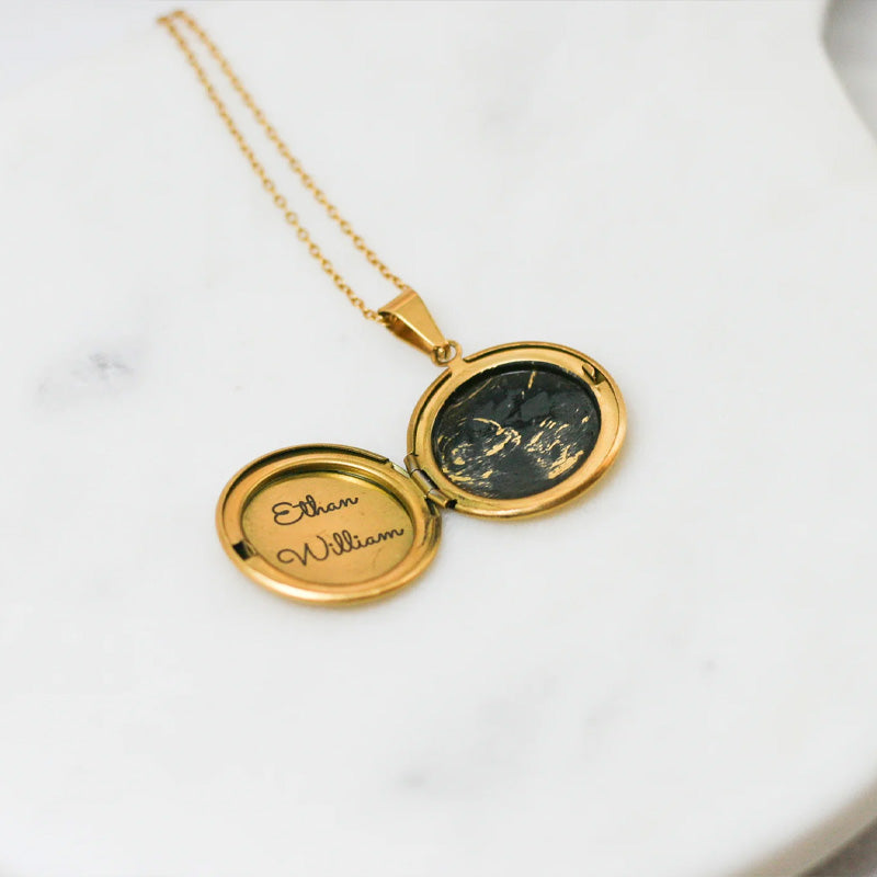 Personalized Engraved Sonogram Necklace