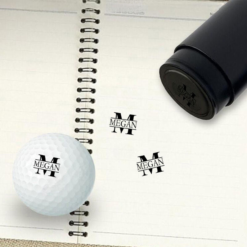 Custom Name Golf Ball Stamp Color Ink Ball Stamp Accessories Gift for Golfer