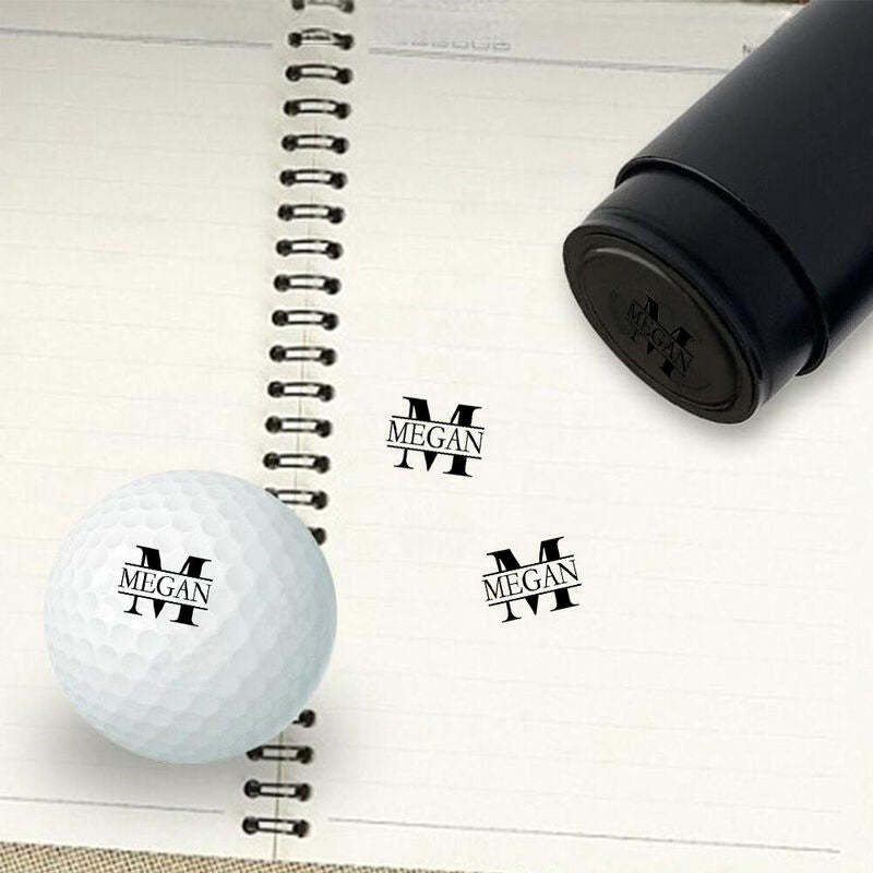 Custom Name Golf Ball Stamp Color Ink Ball Stamp Accessories Gift for Golfer
