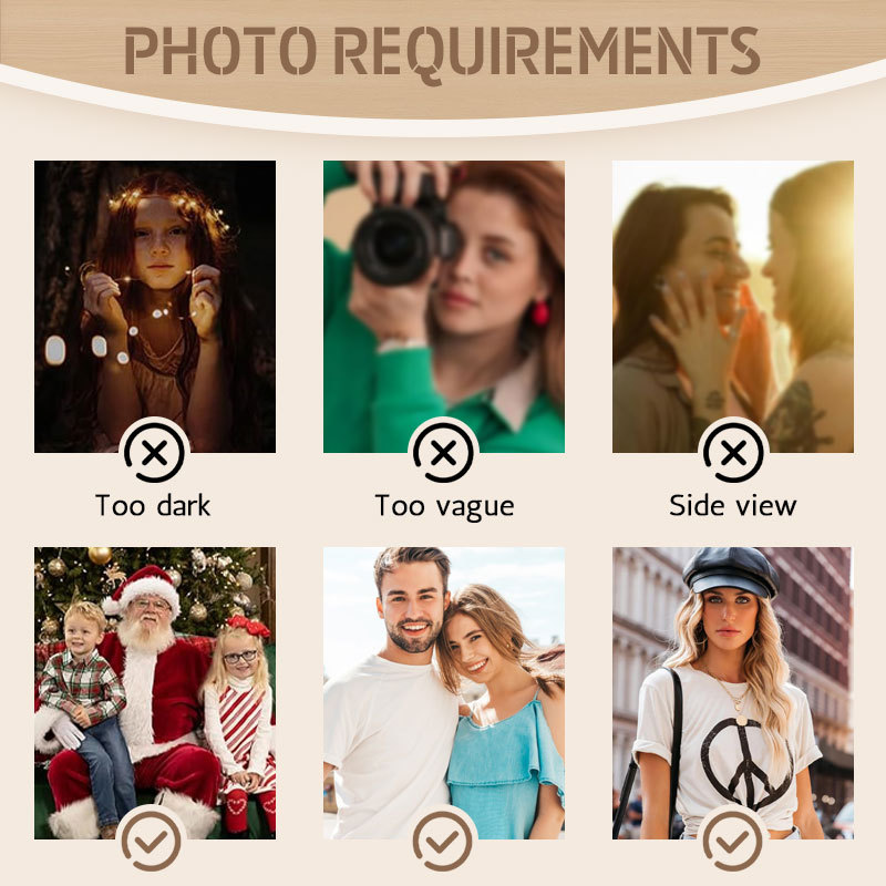 Custom 3D Cartoon Style Wooden Photo Frame – Transform Your Memories into Art!⏰Last day 49% Off