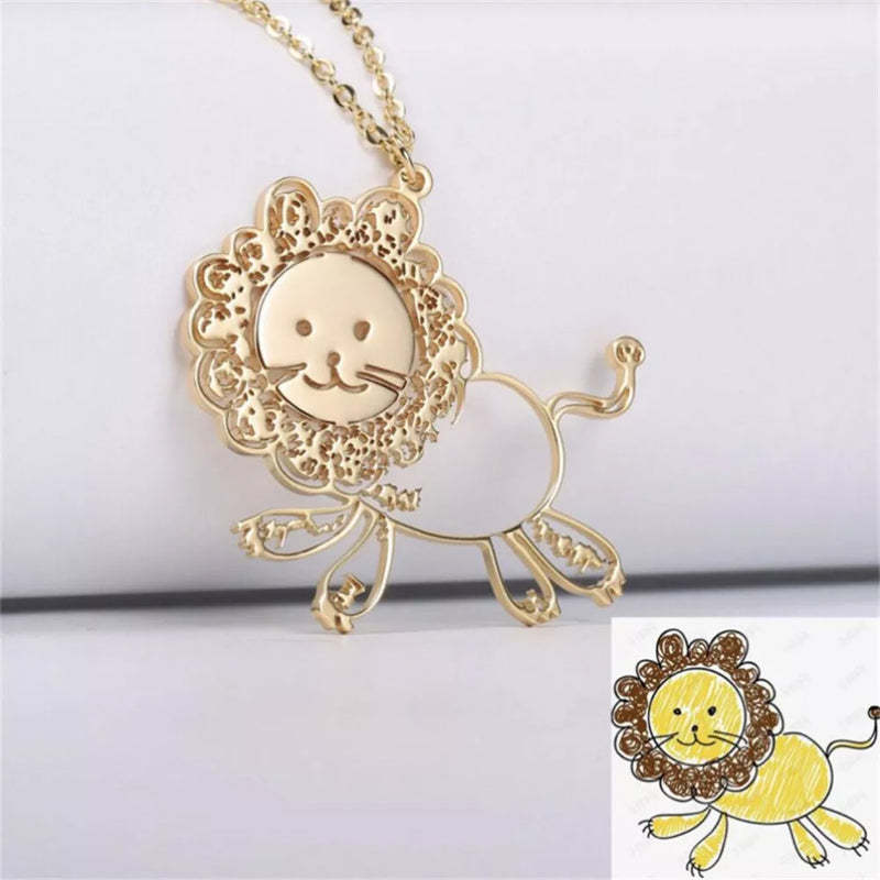 DIY Customized Children's Cartoon Necklace