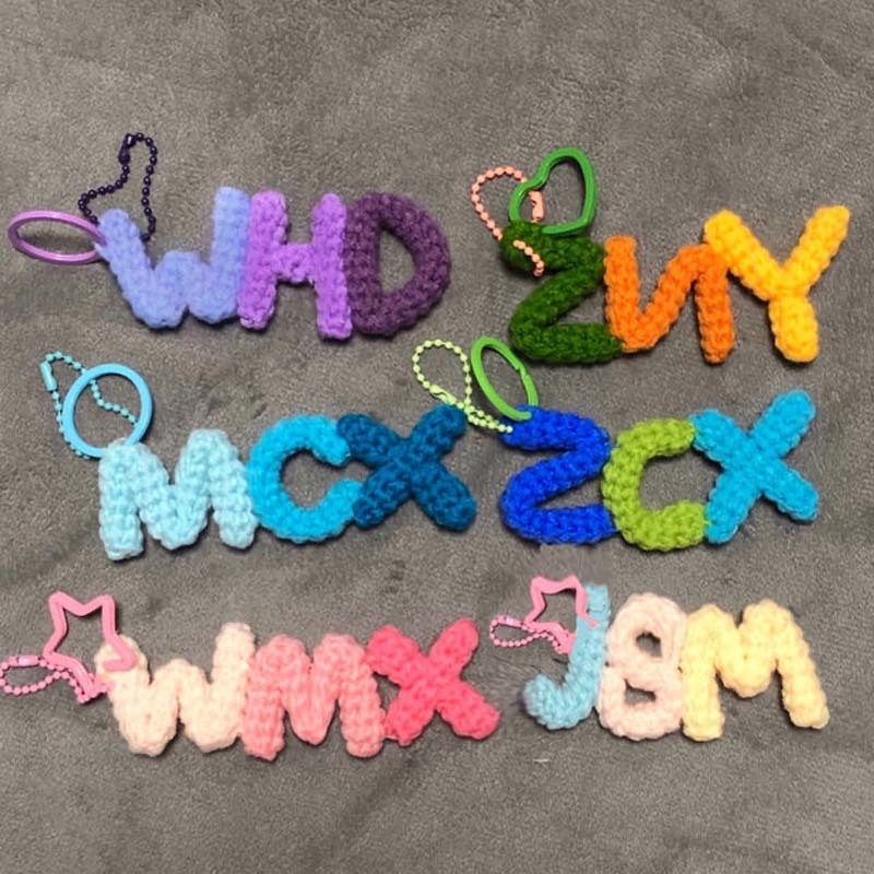 Customized Wool Name Letter Pendant