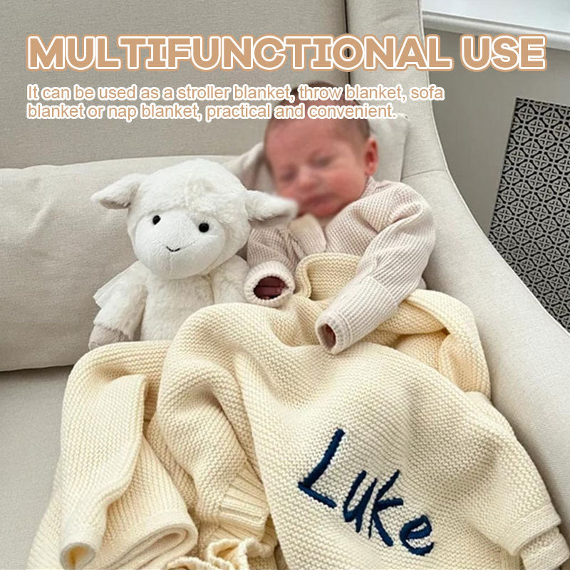 Personalized Embroidered Baby Blanket