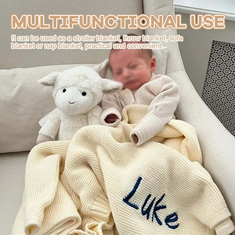 Personalized Embroidered Baby Blanket