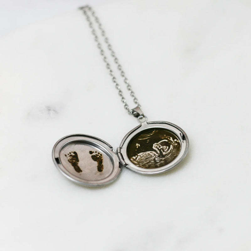 Personalized Engraved Sonogram Necklace