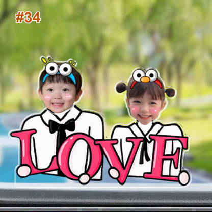 Personalized Solar Car-mounted Shaking Head Ornaments Desktop Ornaments