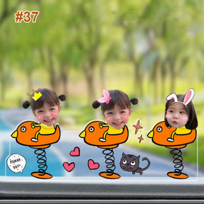 Personalized Solar Car-mounted Shaking Head Ornaments Desktop Ornaments